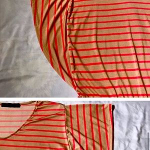 3/$18 The Limited Kaftan style Striped Top
